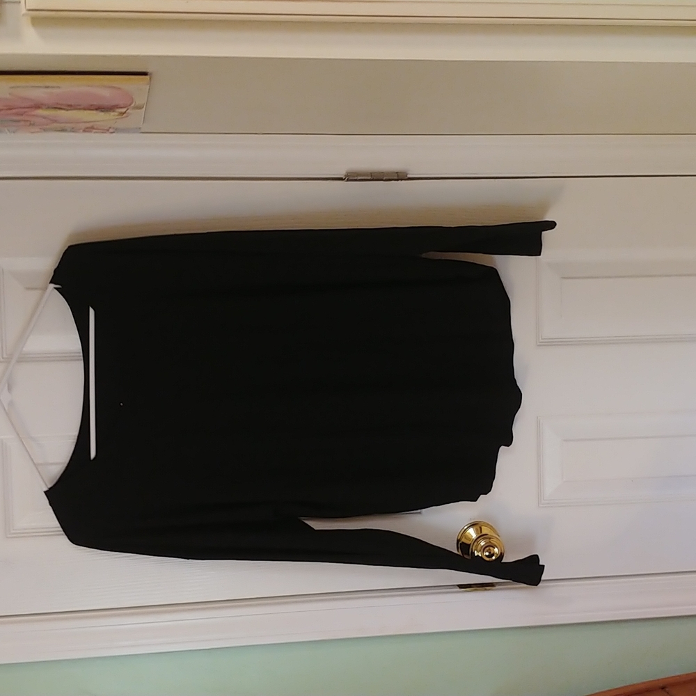 New, A New Day Black long sleeves topx